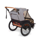 Cargar la imagen en la vista de la galería, Bobike Bicycle Trailer Moobe Grey for 2 Children