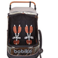 Cargar la imagen en la vista de la galería, Bobike Bicycle Trailer Moobe Grey for 2 Children
